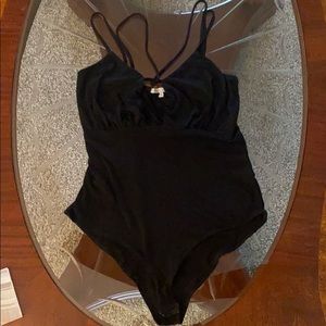 Plunging Charlotte Russe Bodysuit